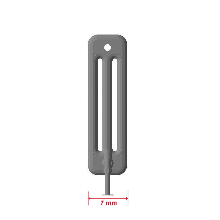 Horizontal Radiator - 3d printable 1-35 scale accessory 3D print model_3