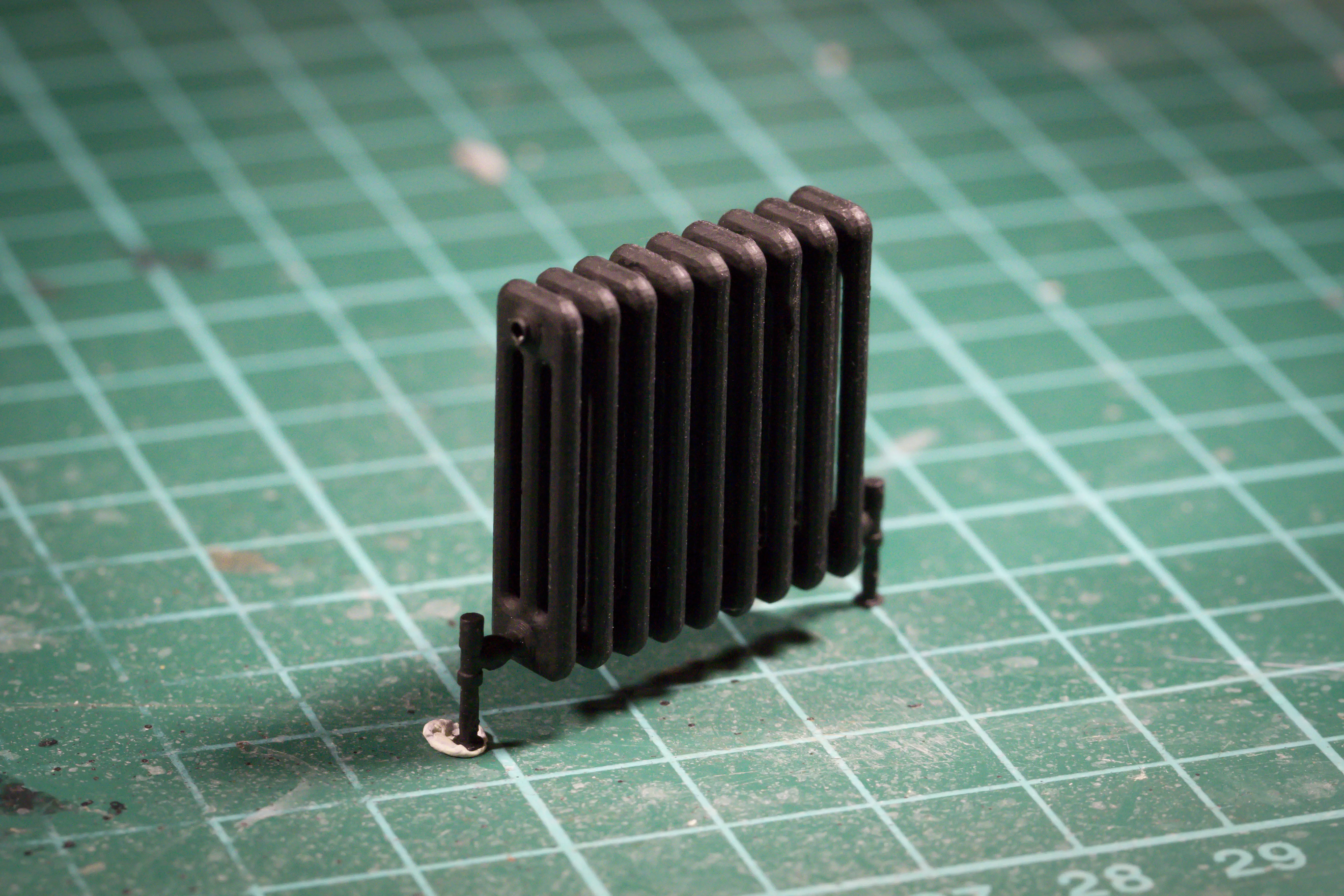 Horizontal Radiator - 3d printable 1-35 scale accessory 3D print model_0