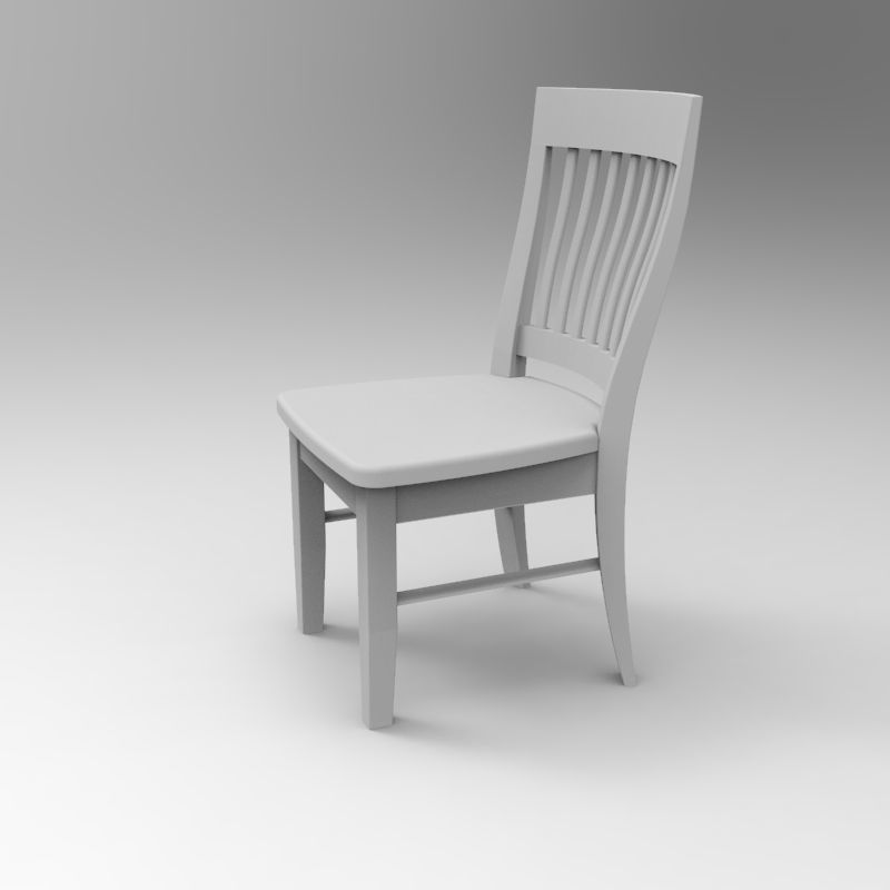 Chair - 3d printable 1-35 scale accessory for dioramas 3D print model_9