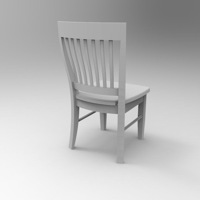 Chair - 3d printable 1-35 scale accessory for dioramas 3D print model_8