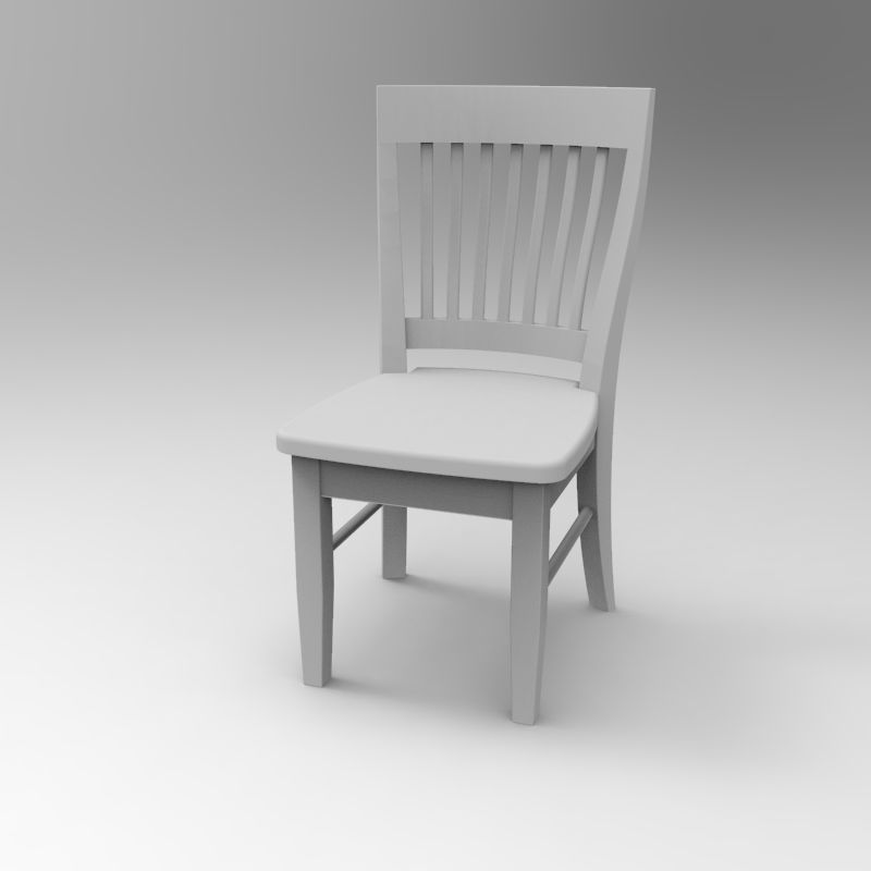 Chair - 3d printable 1-35 scale accessory for dioramas 3D print model_14