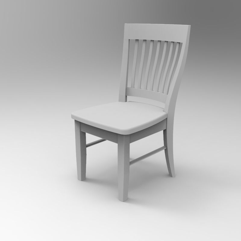 Chair - 3d printable 1-35 scale accessory for dioramas 3D print model_13
