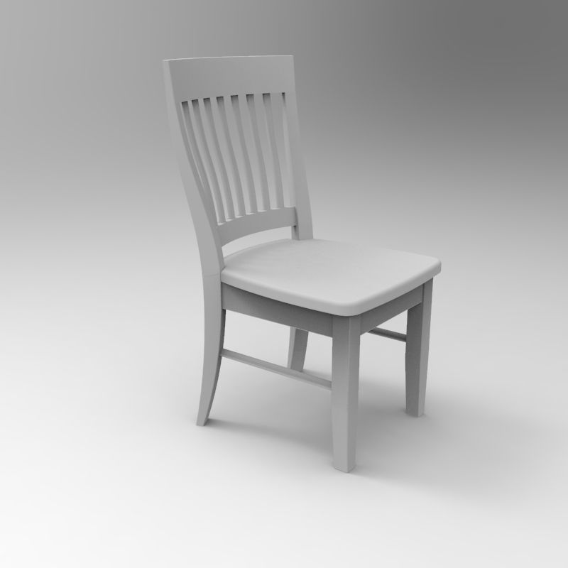 Chair - 3d printable 1-35 scale accessory for dioramas 3D print model_3