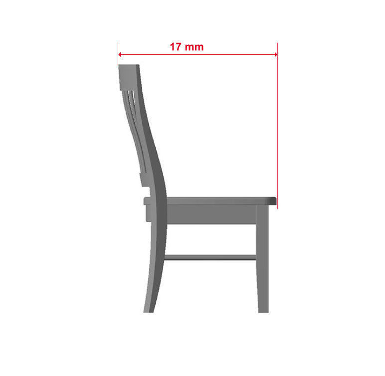 Chair - 3d printable 1-35 scale accessory for dioramas 3D print model_2