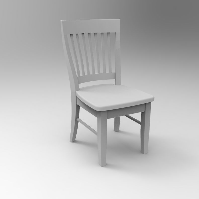Chair - 3d printable 1-35 scale accessory for dioramas 3D print model_5