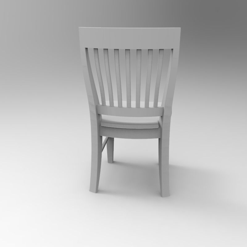 Chair - 3d printable 1-35 scale accessory for dioramas 3D print model_4
