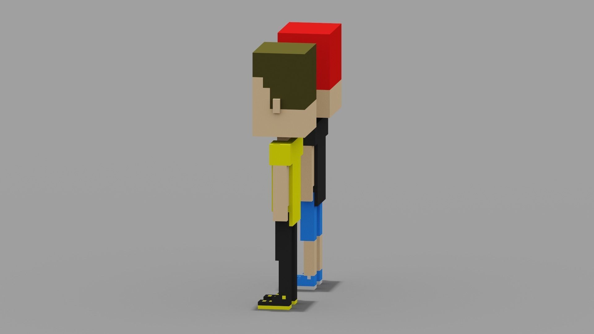 NFT Voxel Characters Low-poly 3D model_5