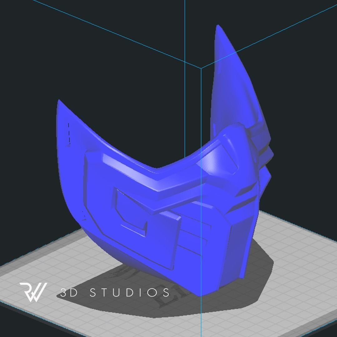 MK11 Sub-Zero Mask V14 - STL File 3D print model_6