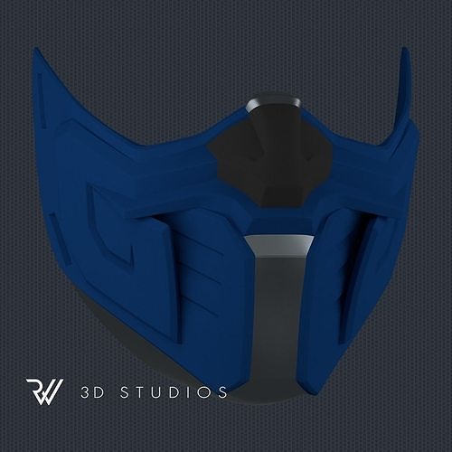 MK11 Sub-Zero Mask V14 - STL File 3D print model