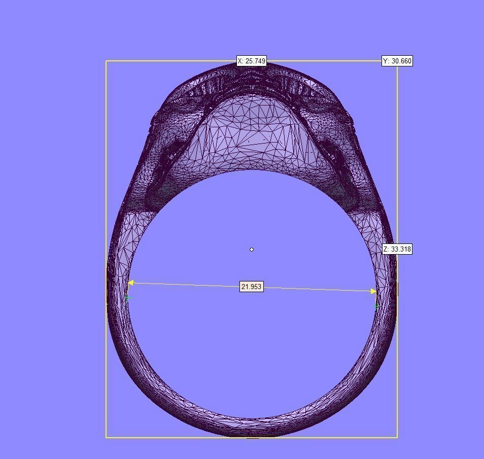 skull ring 3D print model_7