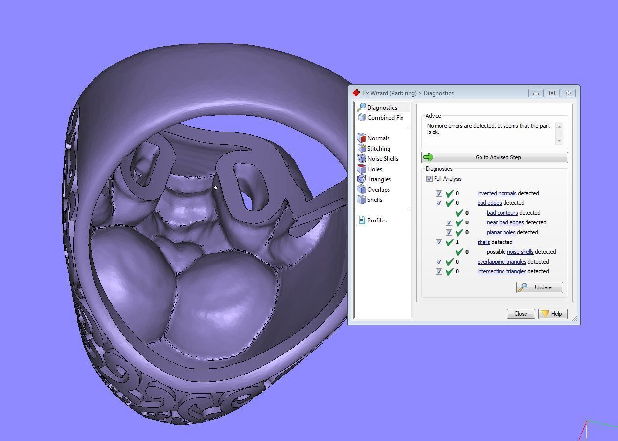 skull ring 3D print model_5