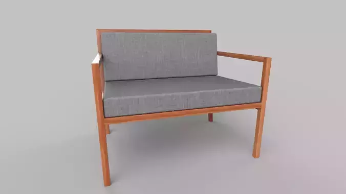 chair wooden with fabric
