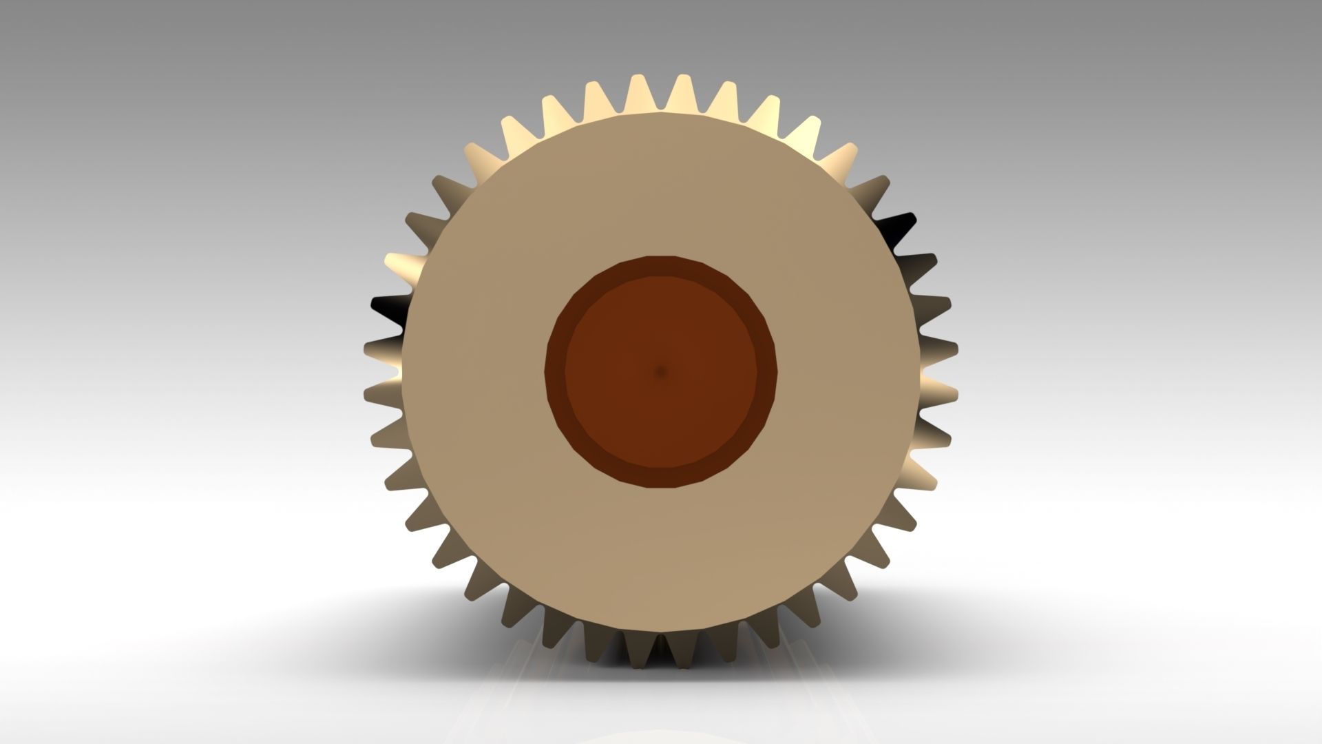 Scandinavian furniture knob PLATE LINEAR 3D model_6