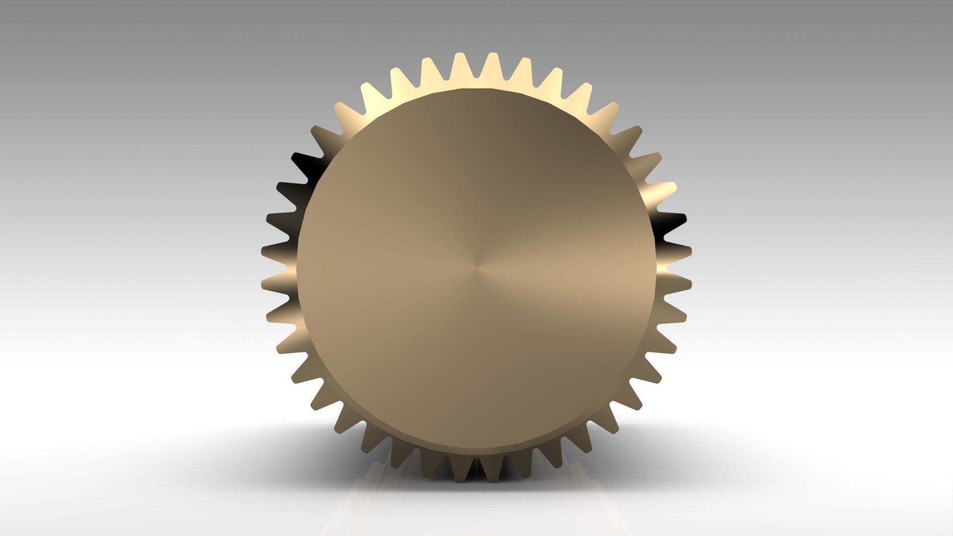 Scandinavian furniture knob PLATE LINEAR 3D model_5