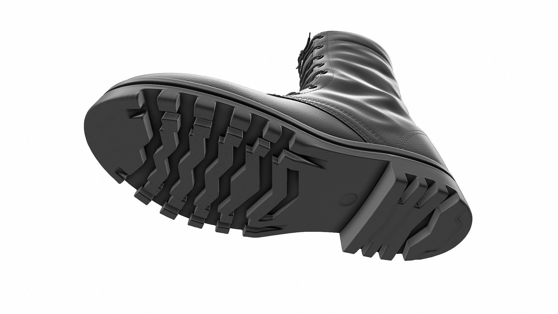 Army Boots - High Poly 3D model_15