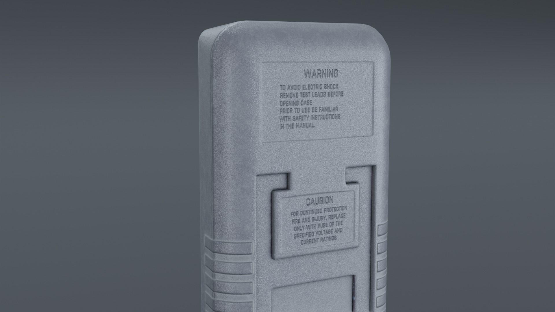 Digital Multimeter Low-poly 3D model_8