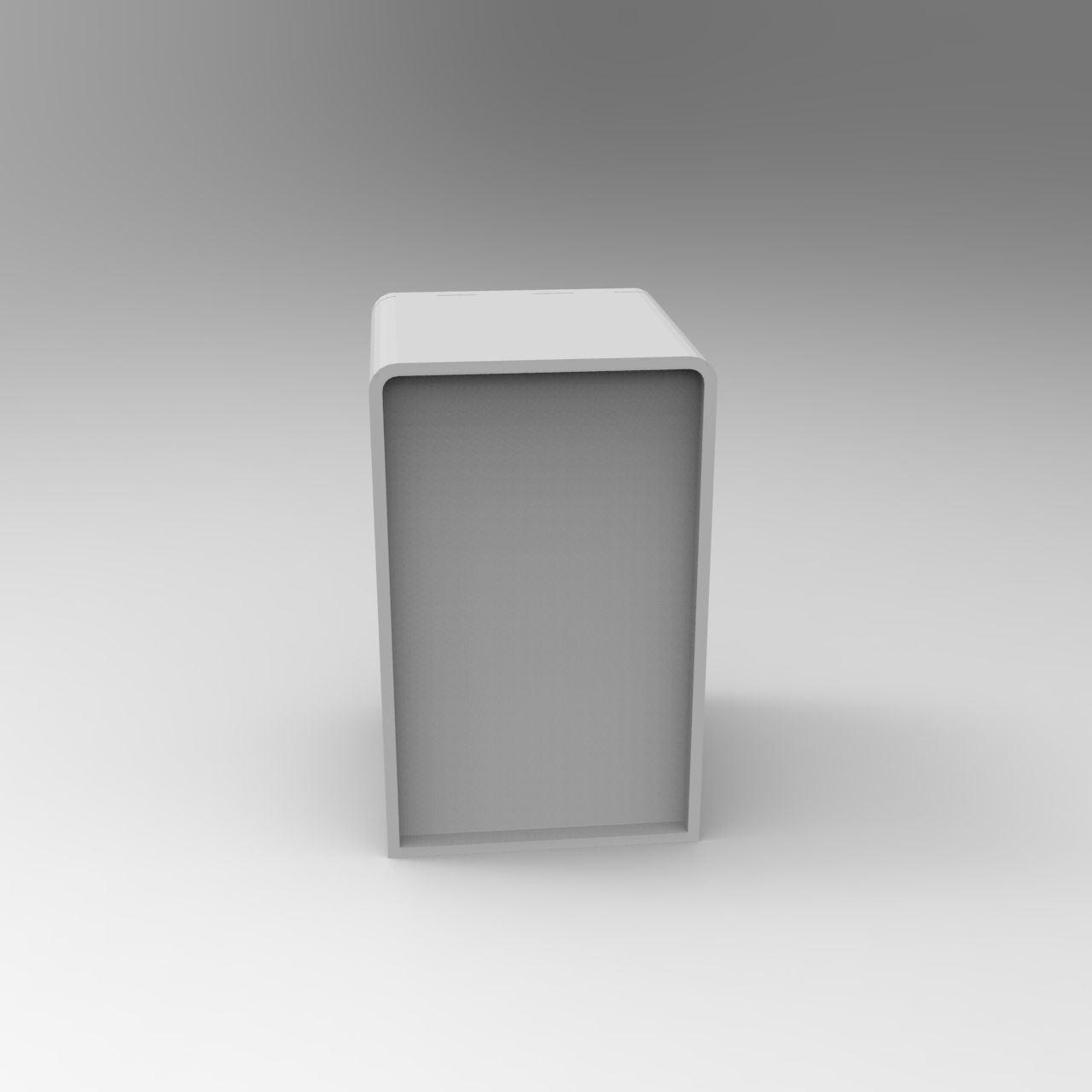 Smeg vintage refrigerator - 1-35 scale diorama accessory 3D print model_13