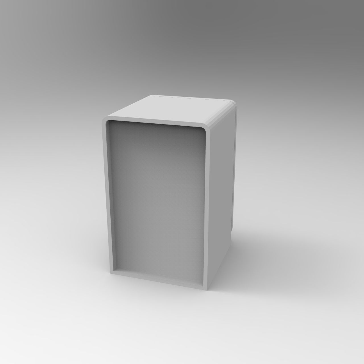 Smeg vintage refrigerator - 1-35 scale diorama accessory 3D print model_10