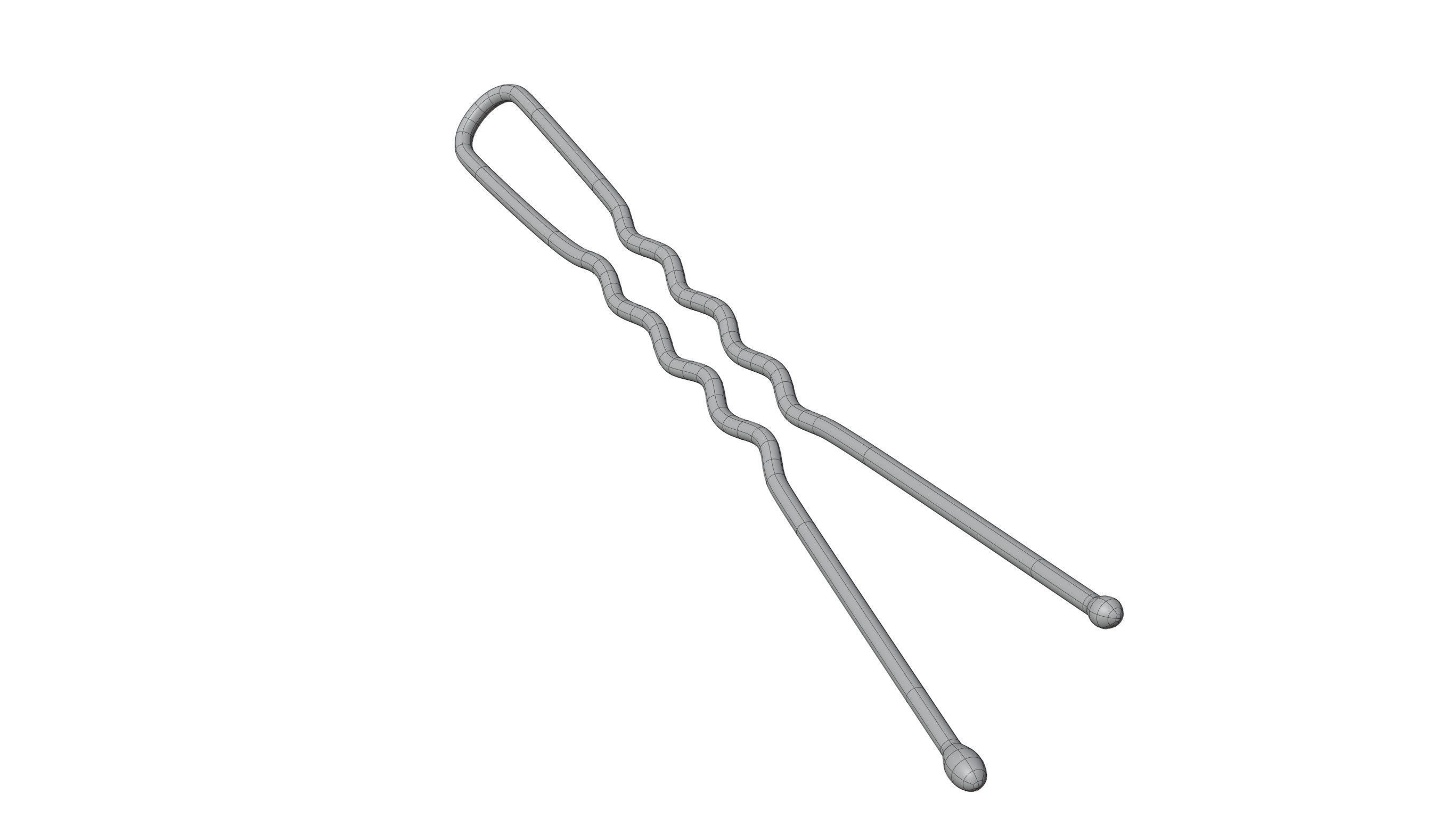 Bobby Pin 3D model_15