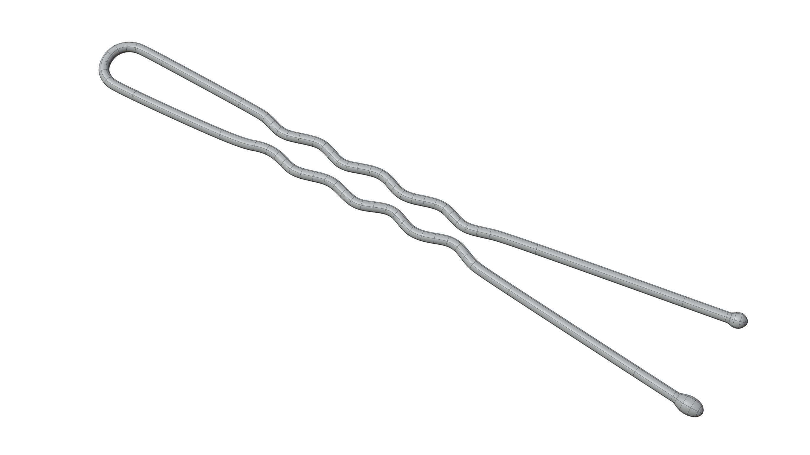 Bobby Pin 3D model_16