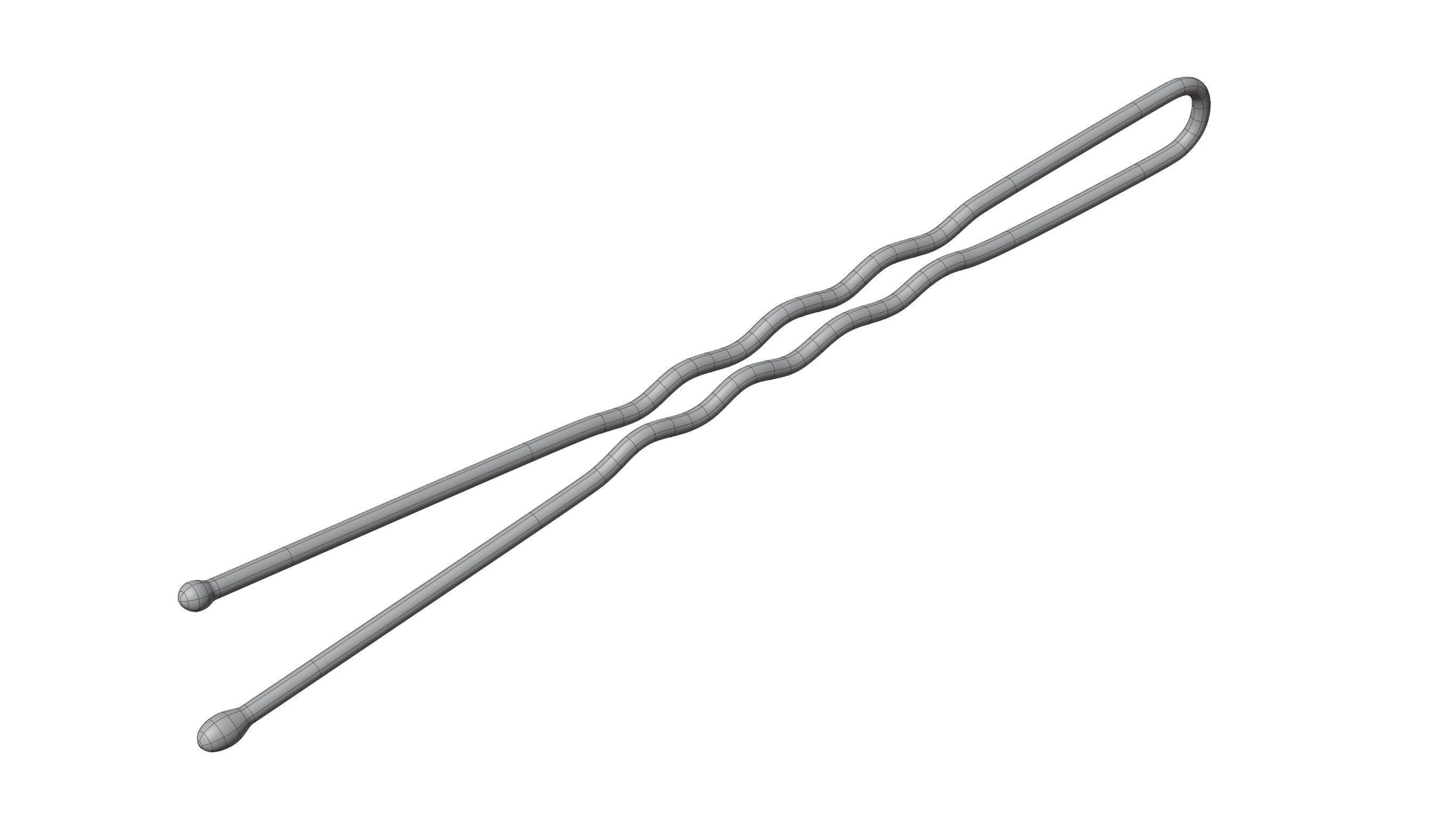 Bobby Pin 3D model_13