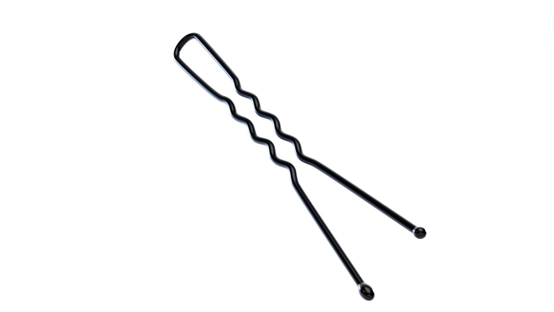 Bobby Pin 3D model_7
