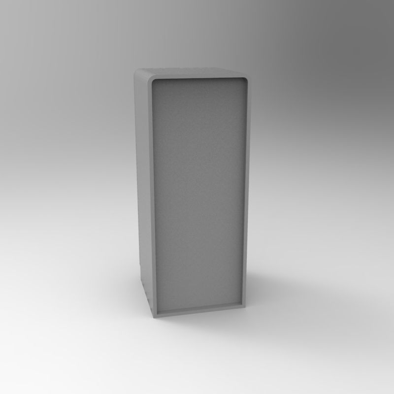 Smeg vintage refrigerator - 1-35 scale diorama accessory 3D print model_11