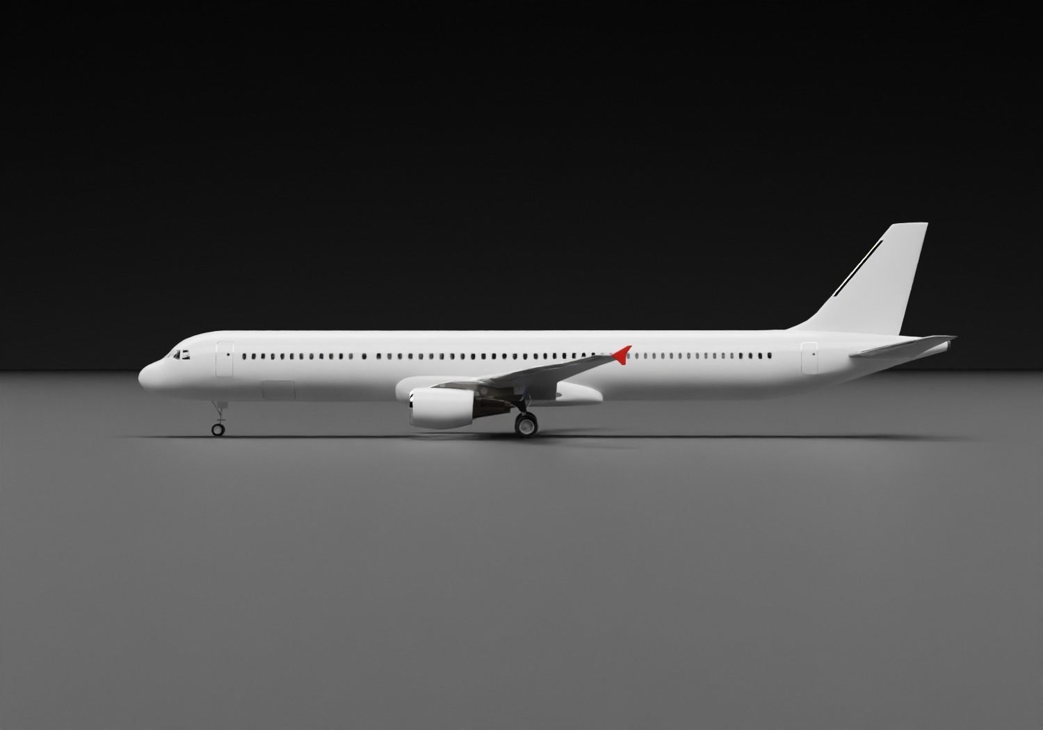 Airbus A321-200  3D model_3