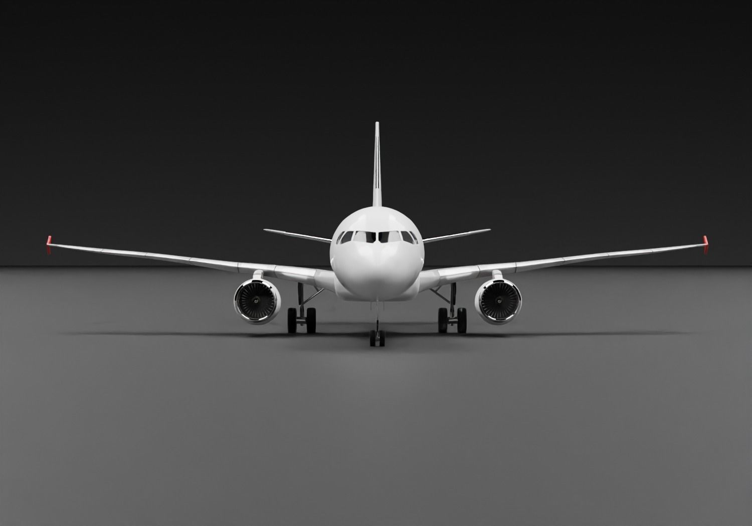 Airbus A321-200  3D model_4