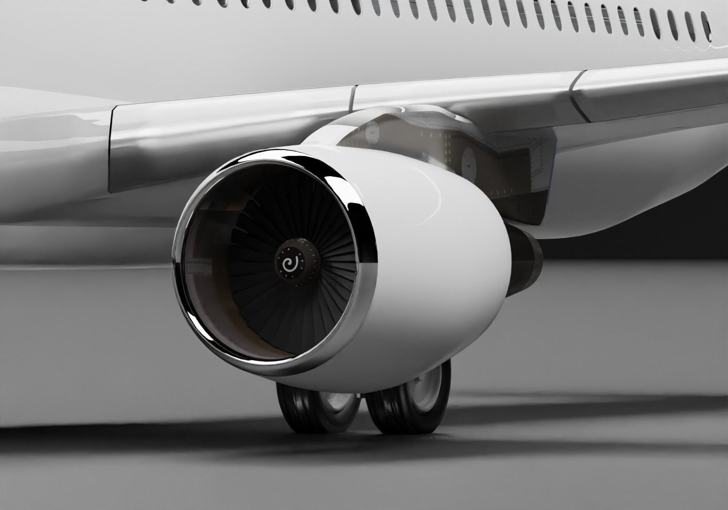 Airbus A321-200  3D model_5