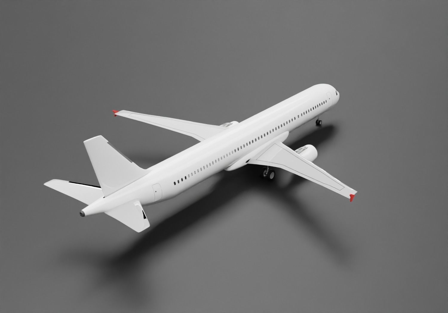 Airbus A321-200  3D model_1