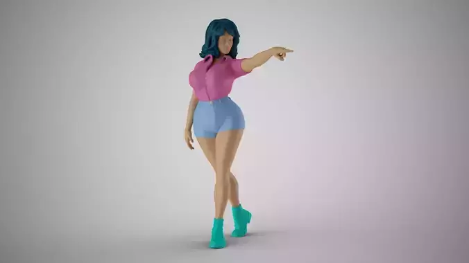 Girl Chooses from Many Things