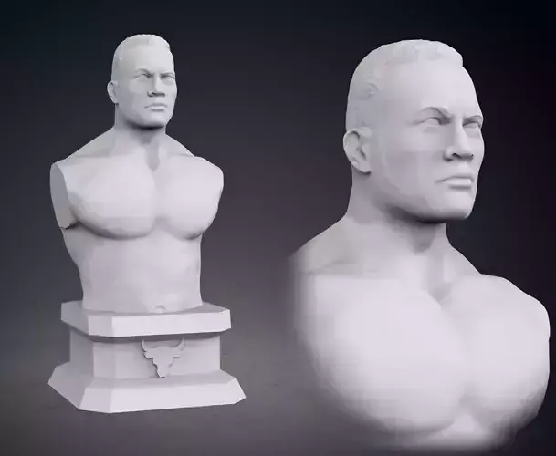 The Rock Bust - Classic Version 3D print model