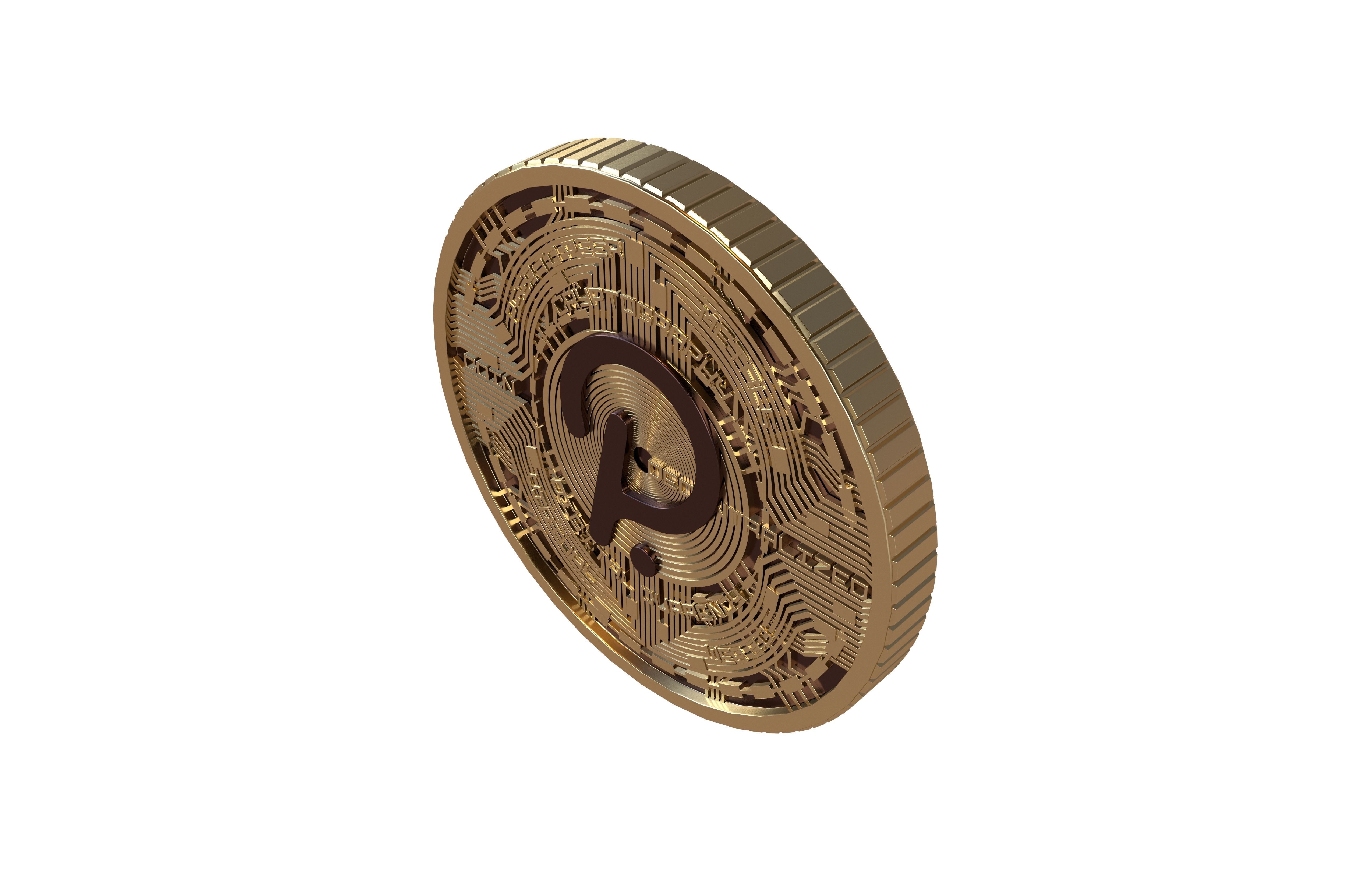 Polkadot Coin v8 001 3D model_2