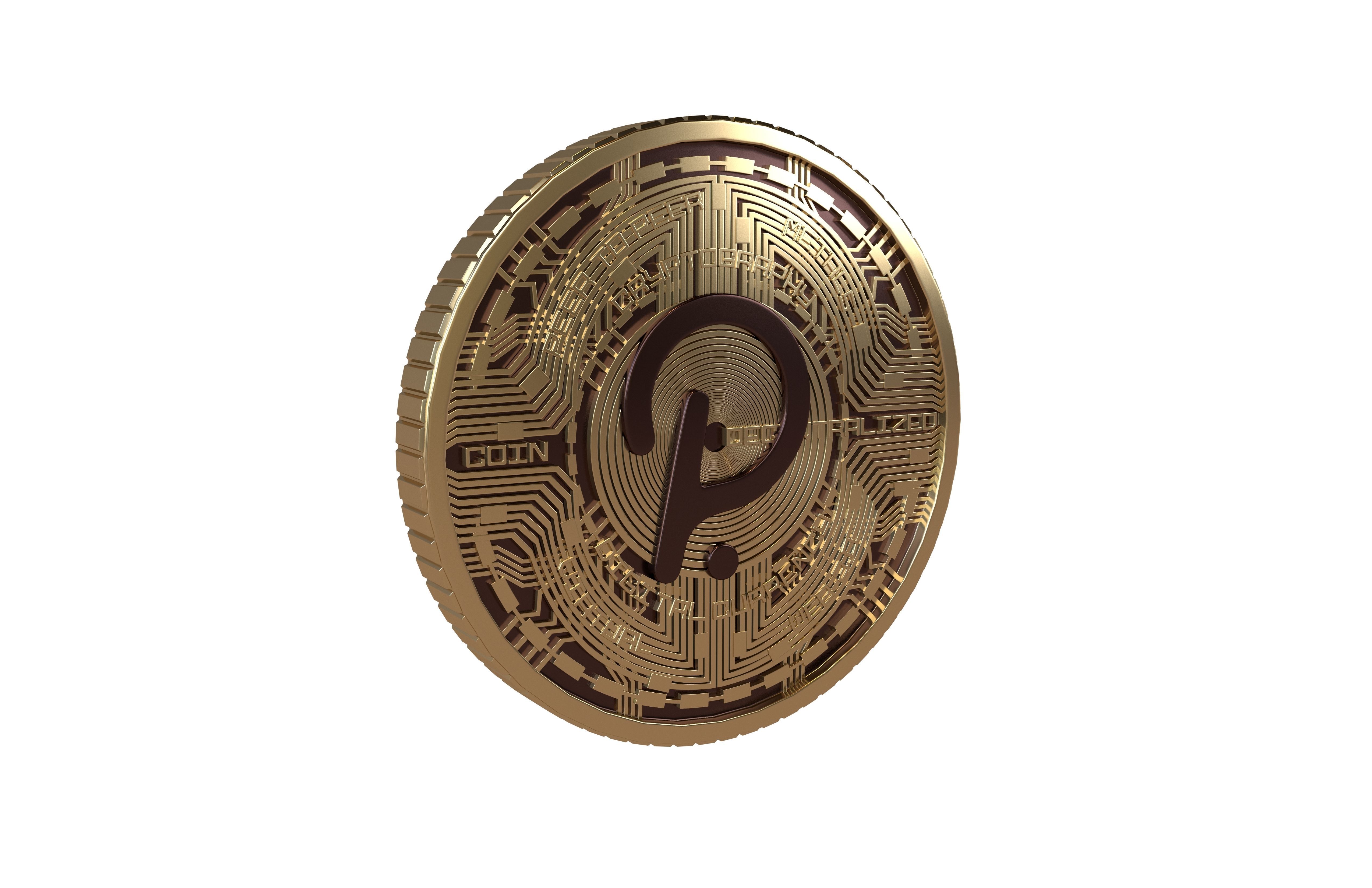 Polkadot Coin v8 001 3D model_1