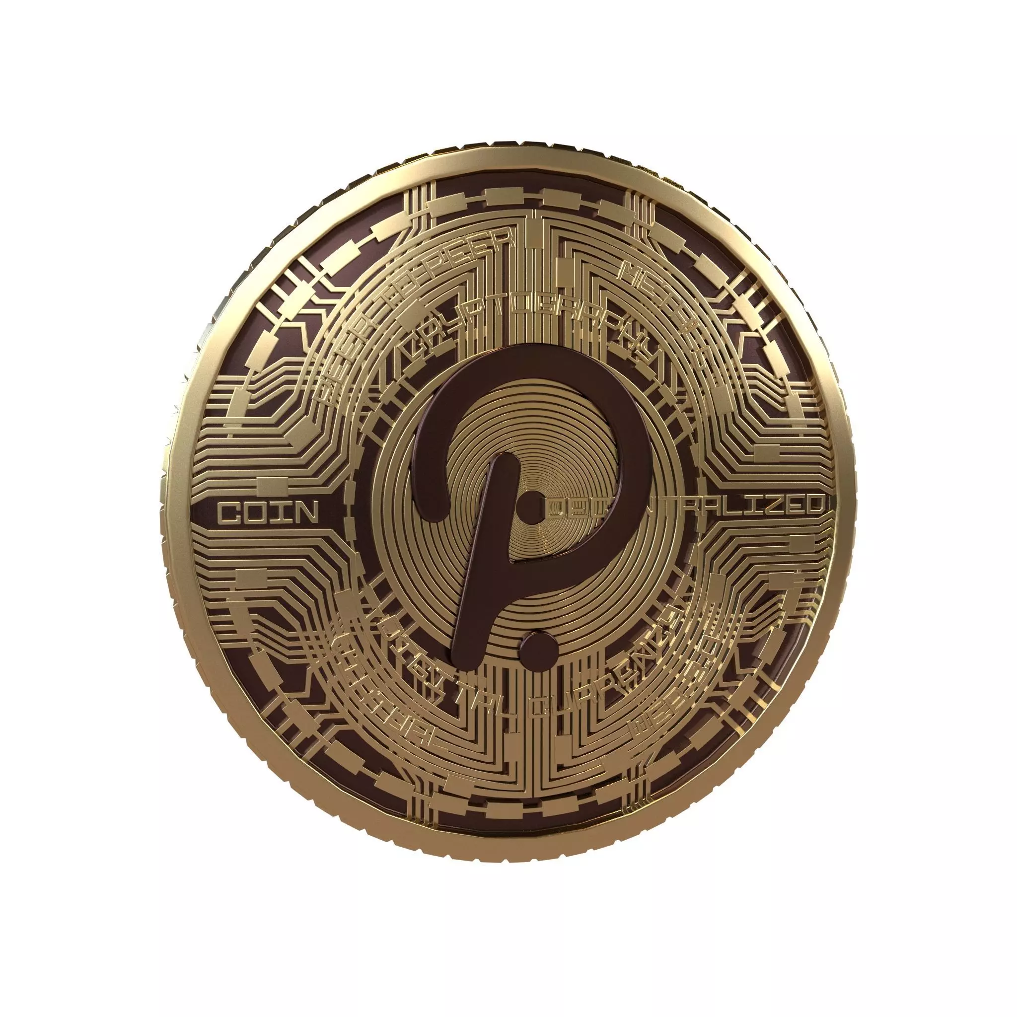Polkadot Coin v8 001 3D model_0