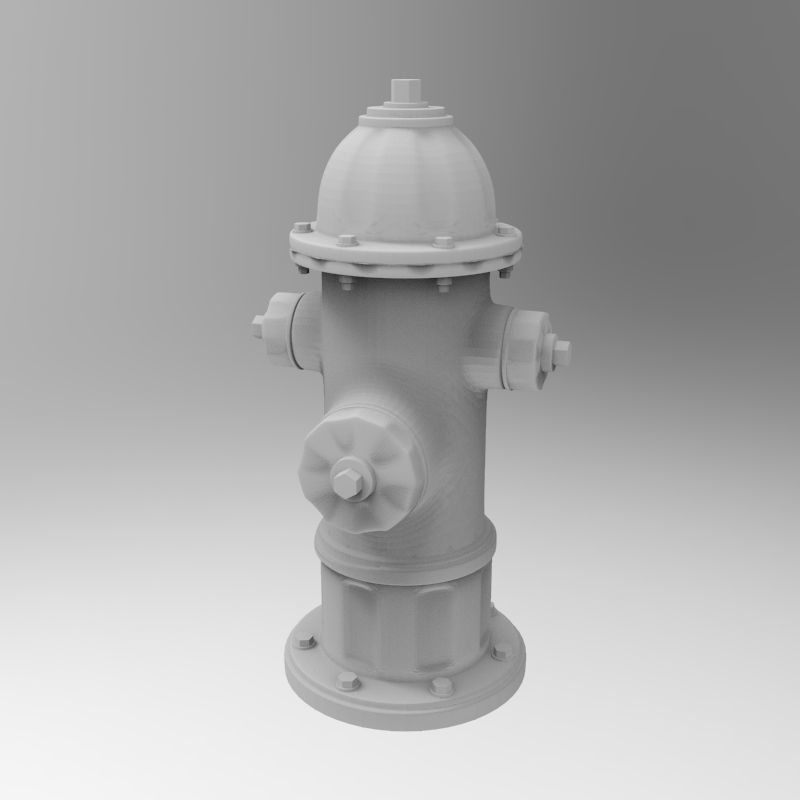 Hydrant - 1-35 scale diorama accessory 3D print model_10