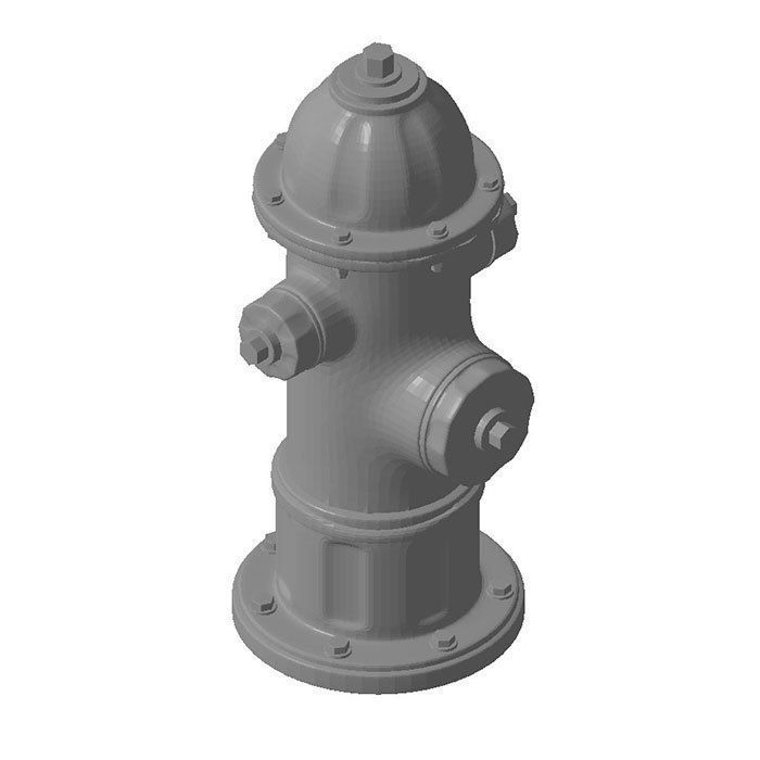 Hydrant - 1-35 scale diorama accessory 3D print model_1