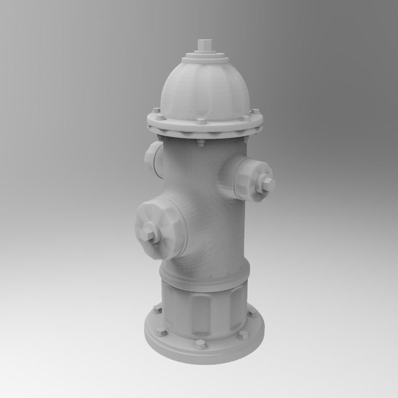 Hydrant - 1-35 scale diorama accessory 3D print model_14