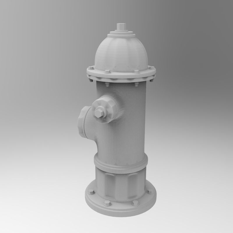 Hydrant - 1-35 scale diorama accessory 3D print model_15