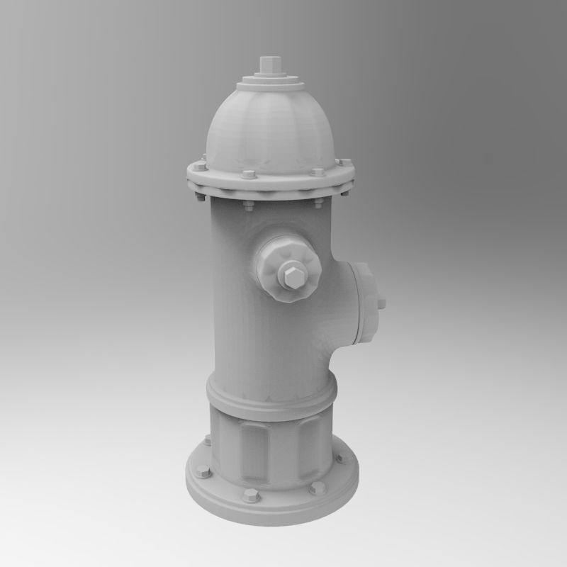 Hydrant - 1-35 scale diorama accessory 3D print model_8