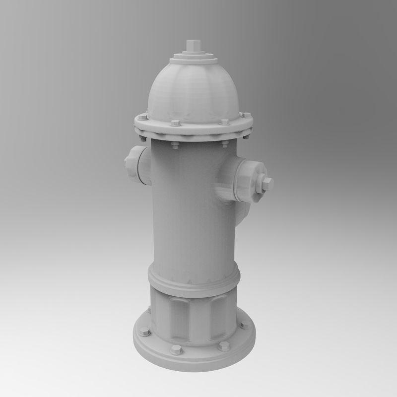 Hydrant - 1-35 scale diorama accessory 3D print model_16