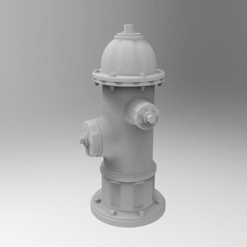 Hydrant - 1-35 scale diorama accessory 3D print model_12