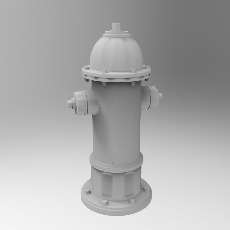 Hydrant - 1-35 scale diorama accessory 3D print model_11
