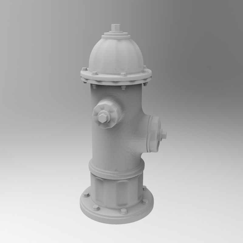 Hydrant - 1-35 scale diorama accessory 3D print model_4