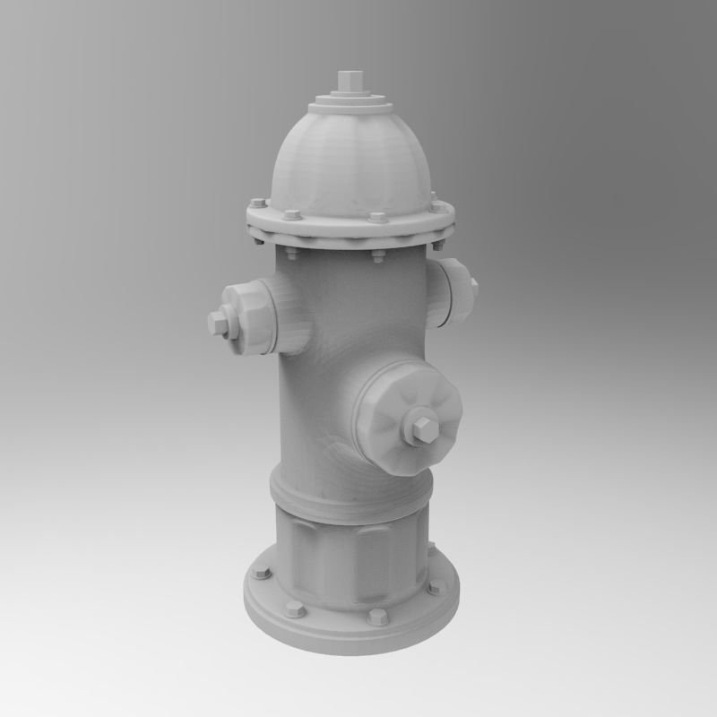 Hydrant - 1-35 scale diorama accessory 3D print model_13