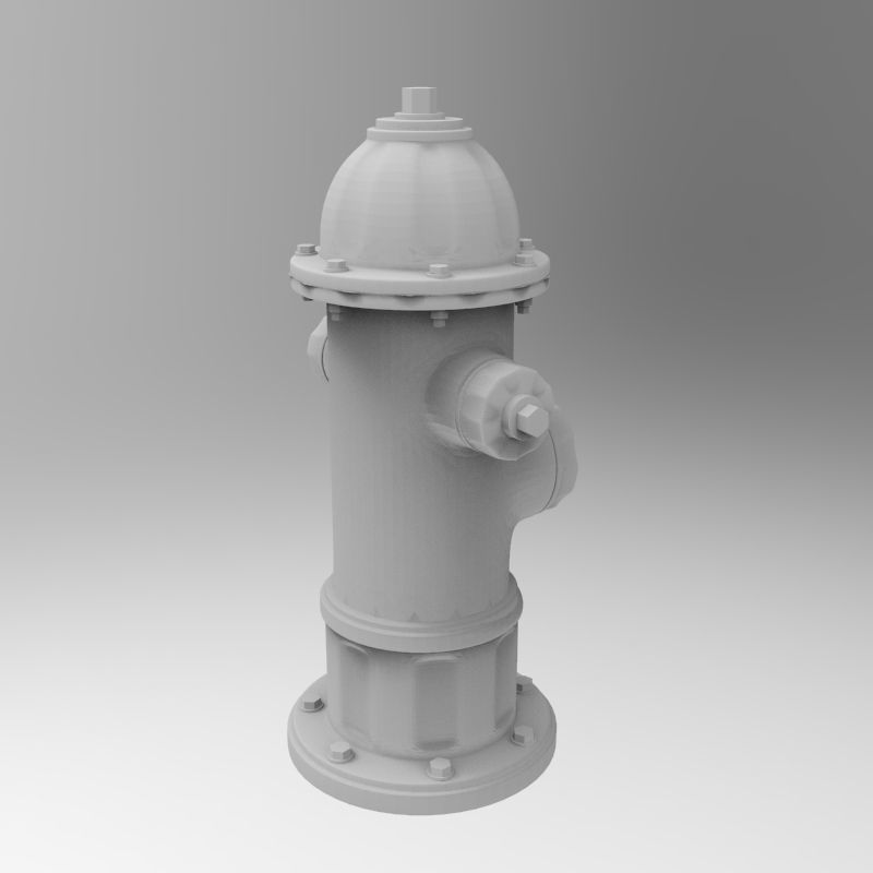 Hydrant - 1-35 scale diorama accessory 3D print model_6