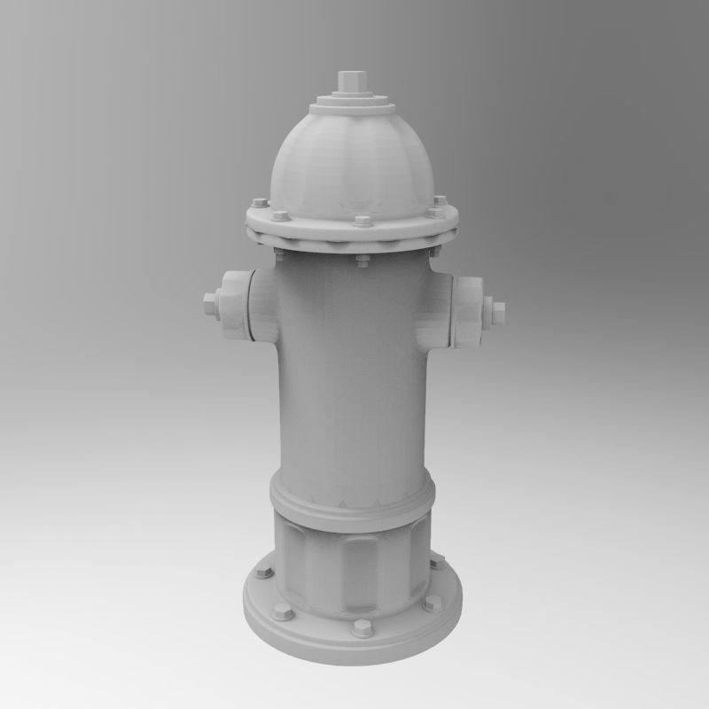 Hydrant - 1-35 scale diorama accessory 3D print model_7