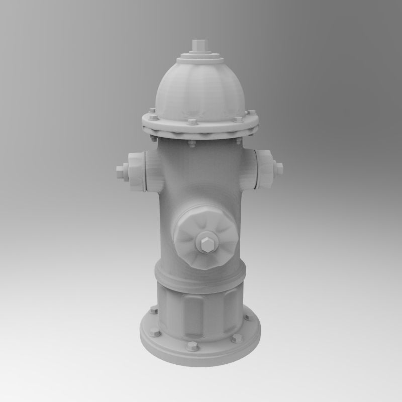 Hydrant - 1-35 scale diorama accessory 3D print model_9