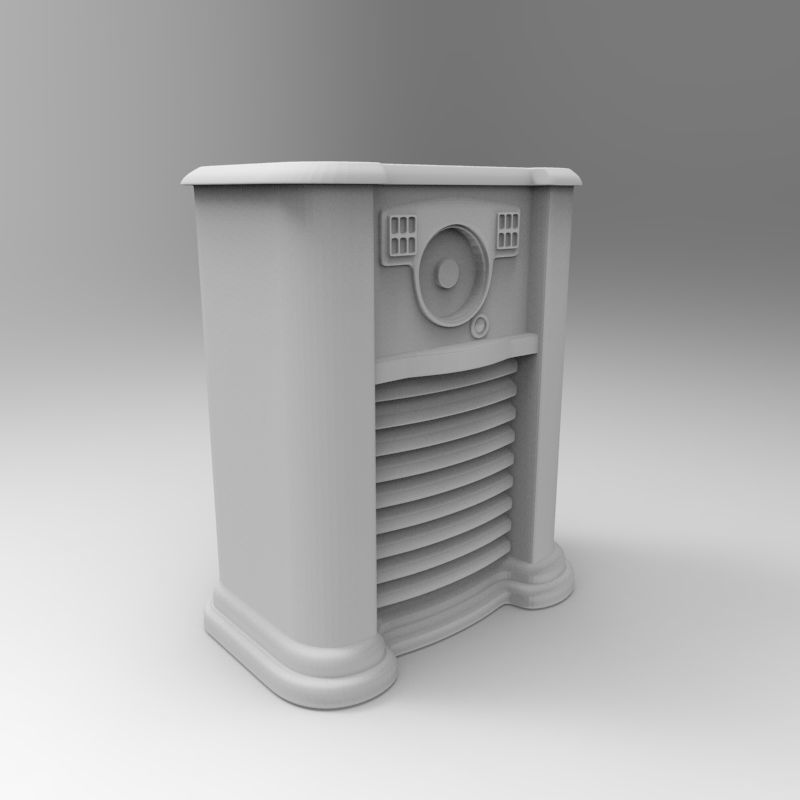 Zentih Radio 1940-1945 - 3d printable 1-35 scale accessory 3D print model_4